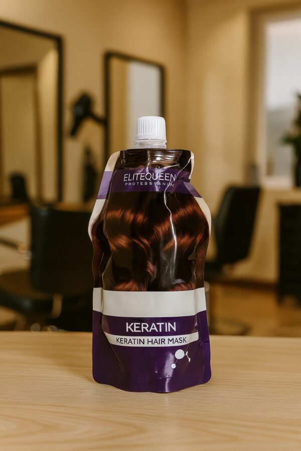 ELITEQUEEN Keratin Hair Mask do włosów suchych i zniszczonych
