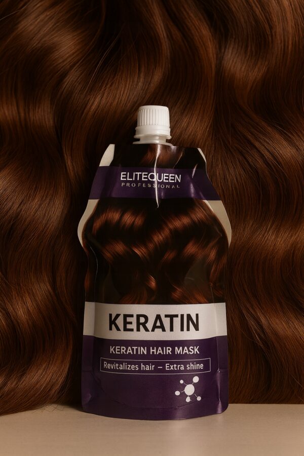 ELITEQUEEN Keratin Hair Mask do włosów suchych i zniszczonych