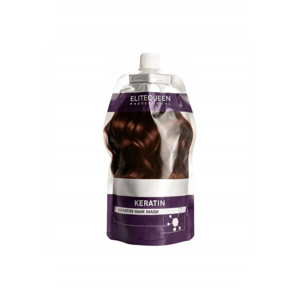 ELITEQUEEN Keratin Hair Mask do włosów suchych i zniszczonych