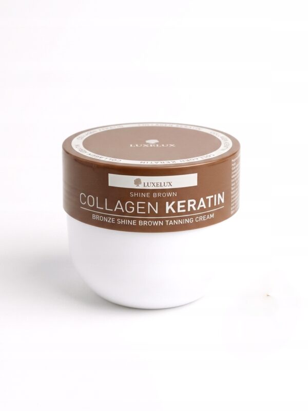 LUXELUX COLLAGEN KERATIN – Bronze Shine Brown Tanning Cream 280 ml